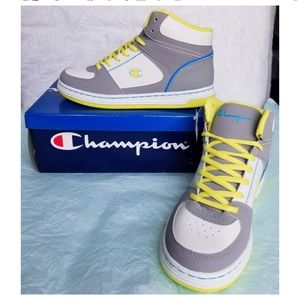 New! Champion White Grey Sneakers